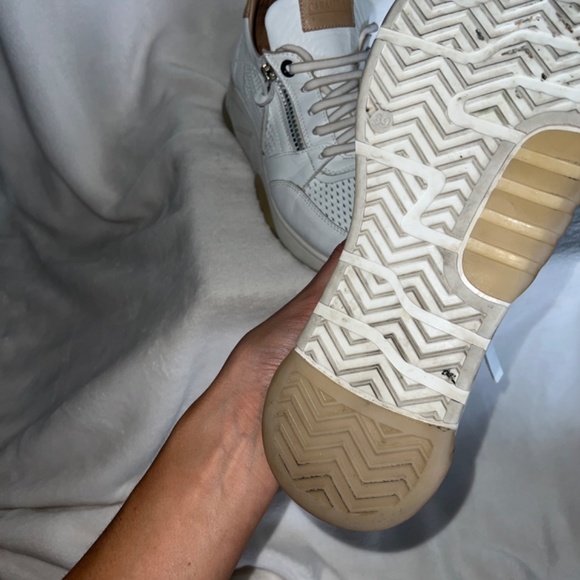 Carmela Spanish Leather hidden wedge sneakers - Picture 5 of 5